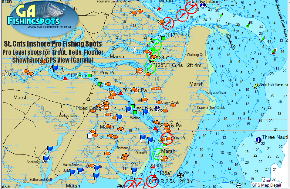 st-catherines-island-fishing-spots-map