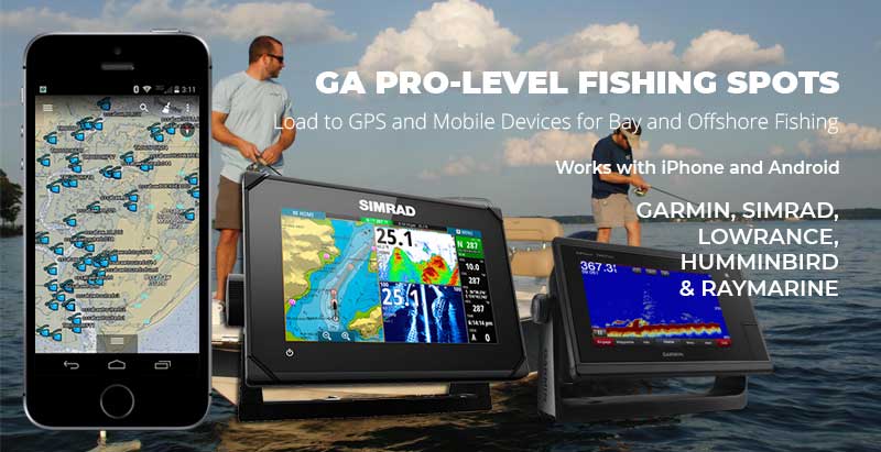 Georgia Fishing Spots  GPS Coordinates & Fishing Spots in Coastal