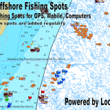 St Catherines Georgia Offshore Fishing Spots GPS Map