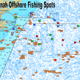 Savannah Offshore Fishing Spots GPS