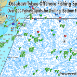 Ossabaw Island, Wassaw Island and Tybee Island GPS Fishing Spots