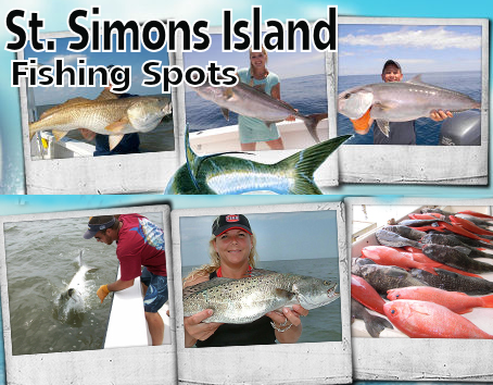 St. Simons Island Fishing Spots banner