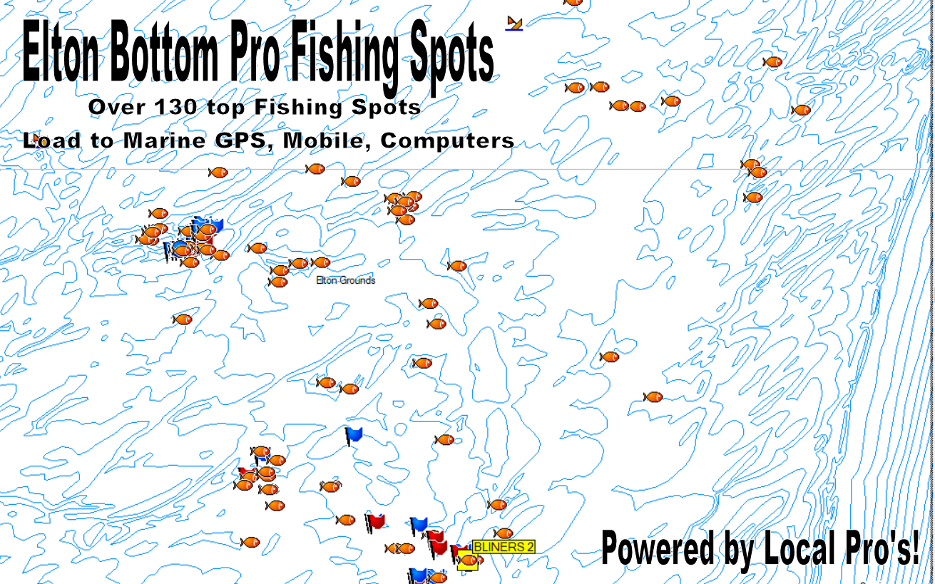 Jacksonville Elton Bottom Fishing Spots for GPS